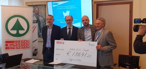 Conferenza stampa donazione Despar per Azzurra