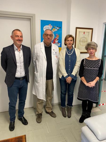 Foto della Direzione Strategica e dott. Oriano Radillo