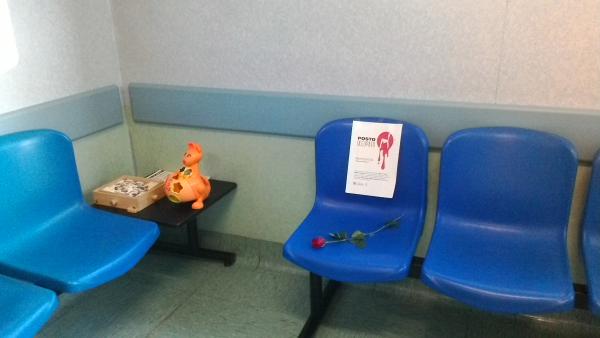 Foto  sala  attesa P.S. Pediatrico